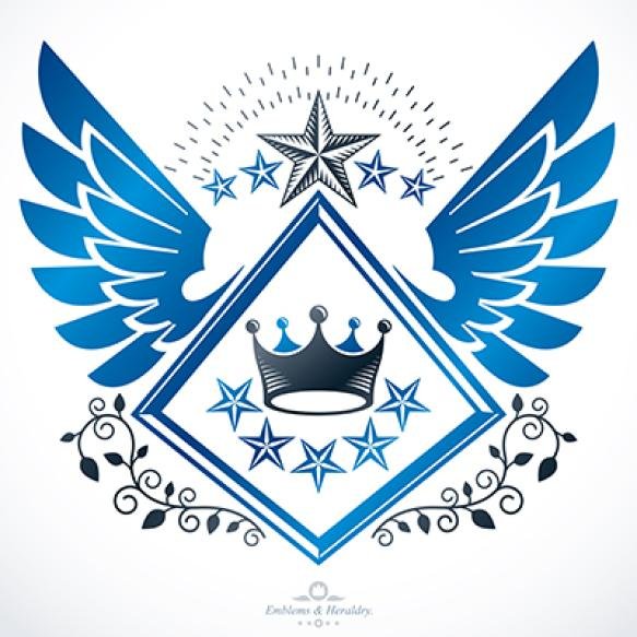 Retro Vintage Insignia Vector Design Element