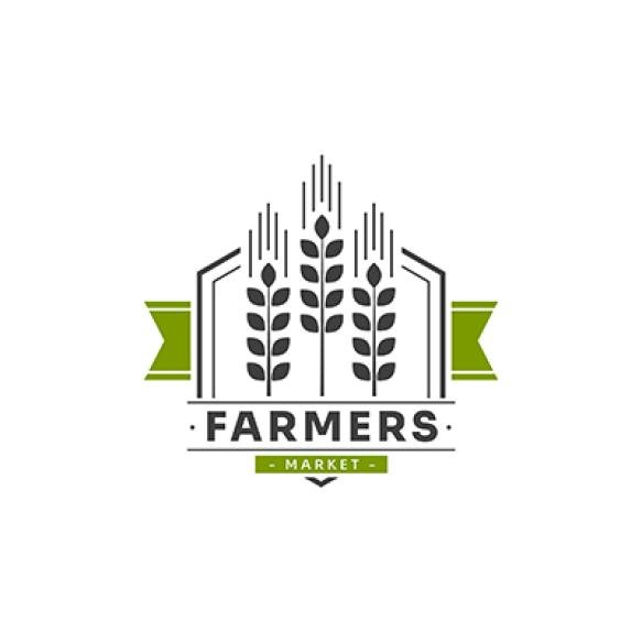 Flat Design Farmers Market Logo (3)