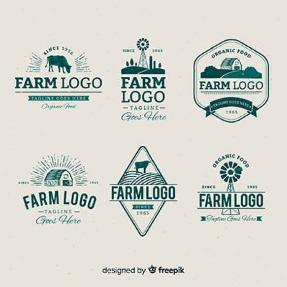 Flat Farm Logo Collection (2)
