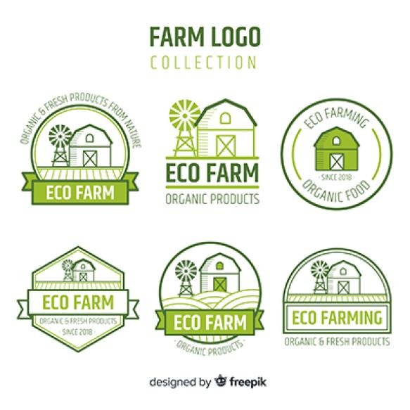 Flat Farm Logo Collection (3)
