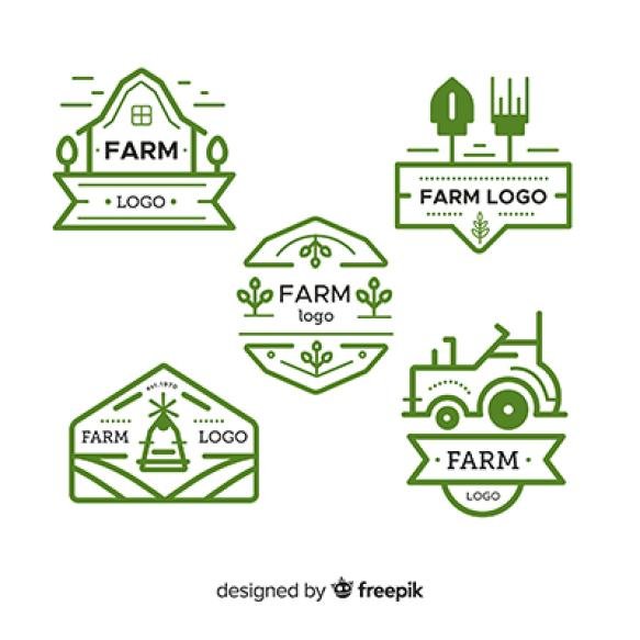 Flat Farm Logo Collection (5)