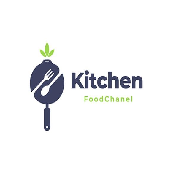 Teflon Logo With Fork Spoon Shape Icon Restaurant Logo