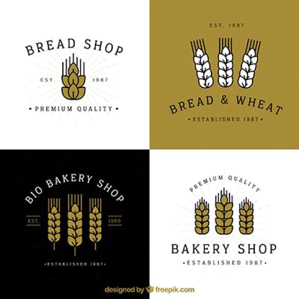 Vintage Wheat Logo Collection