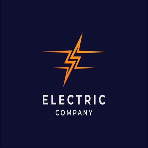 Electric Logo Letter S From Negative Space Lightning Bolt Tunder Bolt Design Logo Template