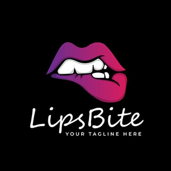 Lips Logo Design Lips Vector Illustration