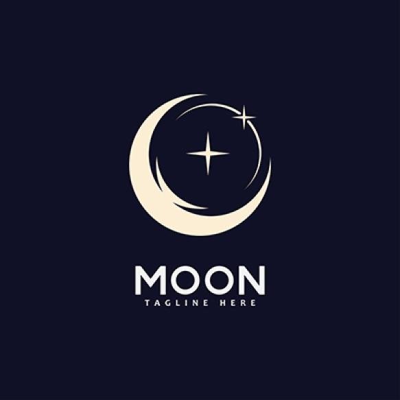 Moon Logo Vector Icon Design Template (2)