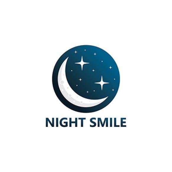Night Smile Logo Template Design