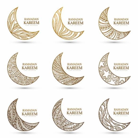 Ramadan Kareem Moon Set