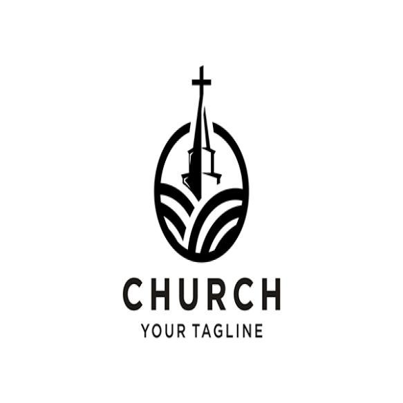 Creek Church Logo Design Agriculture Church Minimal Line Logo Design