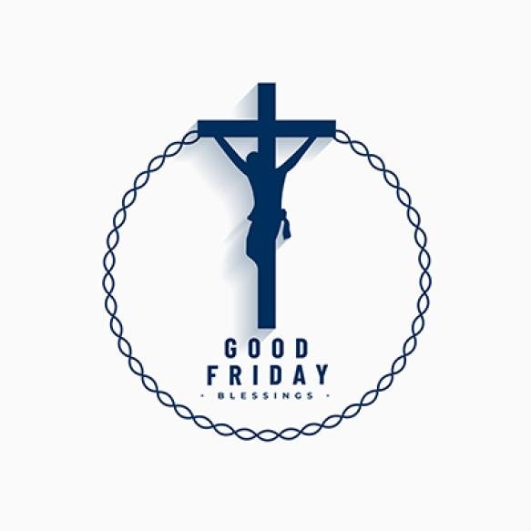 Good Friday Religious Background Commemorate Crucifixion Christ