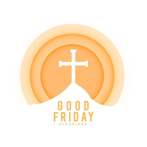 Holy Week Good Friday Event Background Design
