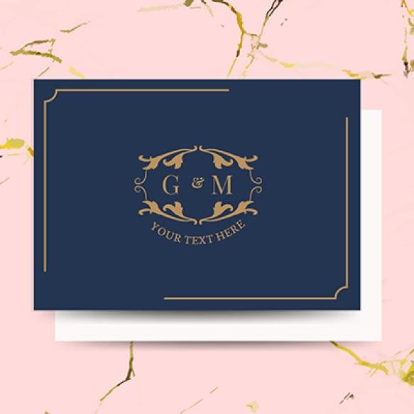 Classic Wedding Invitation Card