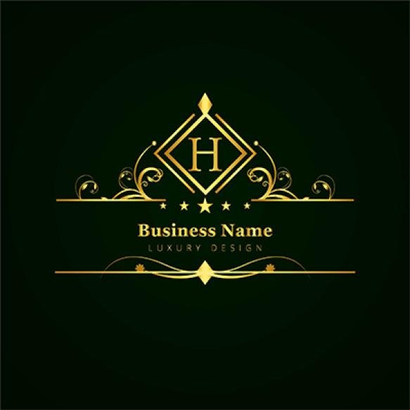 Golden Ornamental Logo