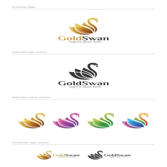 Gold Swan Logo Template 2023 11 27 05 00 11 Utc
