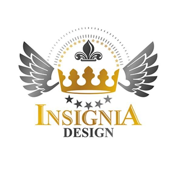 Imperial Crown Emblem Heraldic Coat Arms Vintage Vector Logo Antique Logotype Isolated White Backgro
