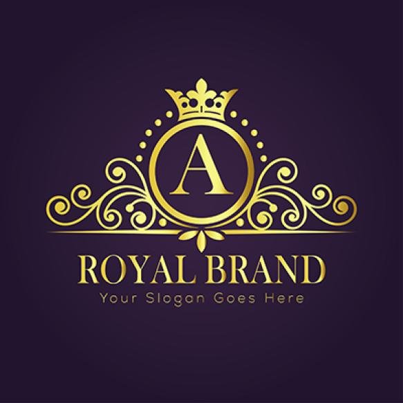 Letter Luxury Gold Logo Concept