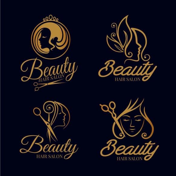 Luxury Hair Salon Logo Collection