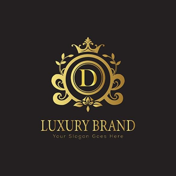 Luxury Royal Crown Letter D Logo