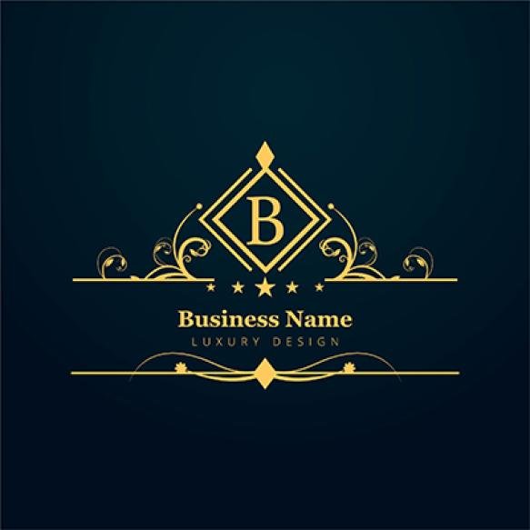 Ornamental Letter B Logo