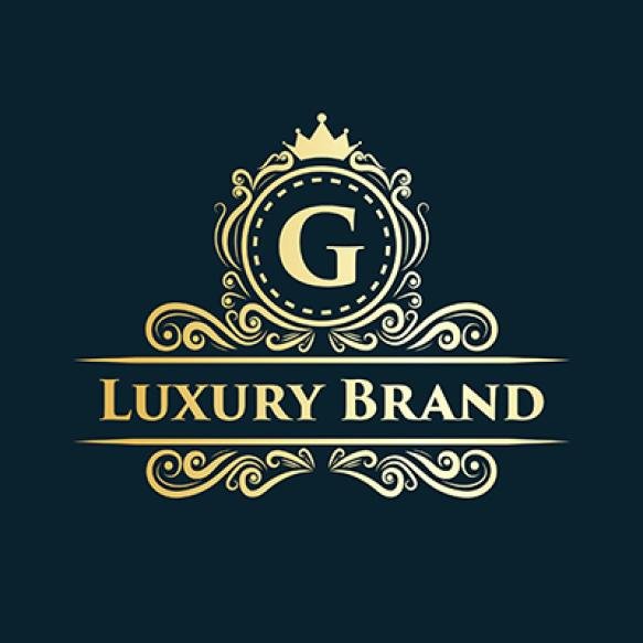 Royal Luxury Vintage Style Calligraphy Frame Logo Design
