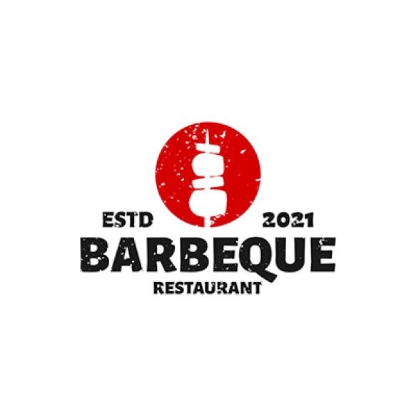 Simple Logo Barbeque Restaurant