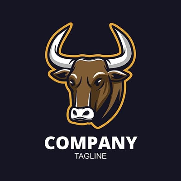 Bull Logo Design Template (1)