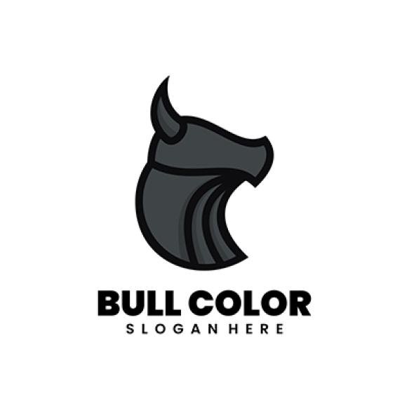 Free Vector Bull Color Mascot Design