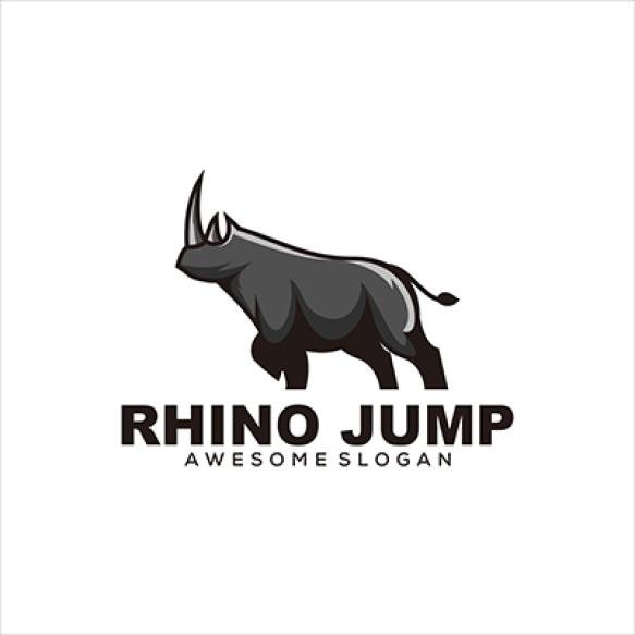 Rhino Logo Vector Illustration