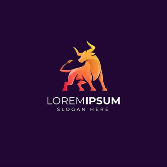 Strong Bull Logo Modern Style