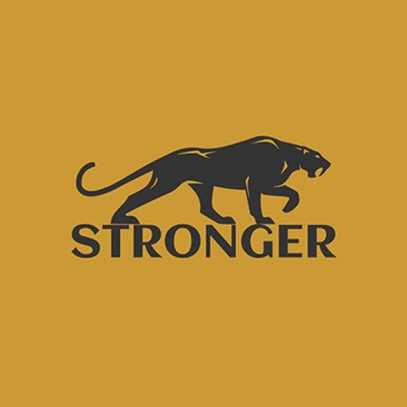 Black Panther Logo Emblem Silhouette Vector Illustration White Background Animal