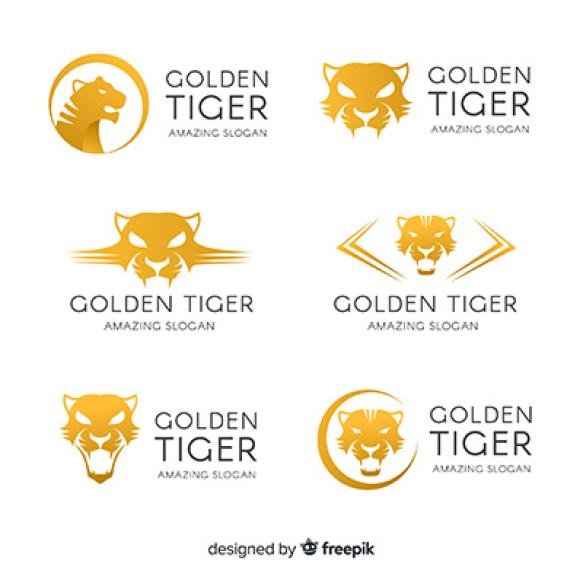 Golden Tiger Logo Collection