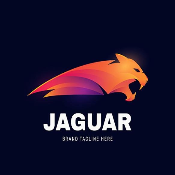 Gradient Jaguar Logo Design (1)