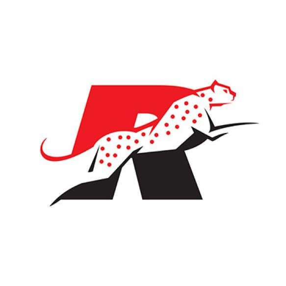 Letter R Cheetah Logo