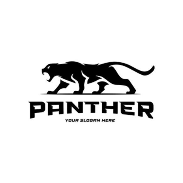 Panther Abstract Silhouette Logo Vector Template