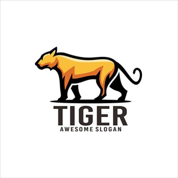 Tiger Illustration Mascot Logo