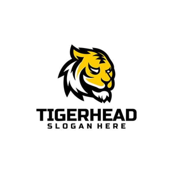 Vector Tiger Head Mascot Logo Design