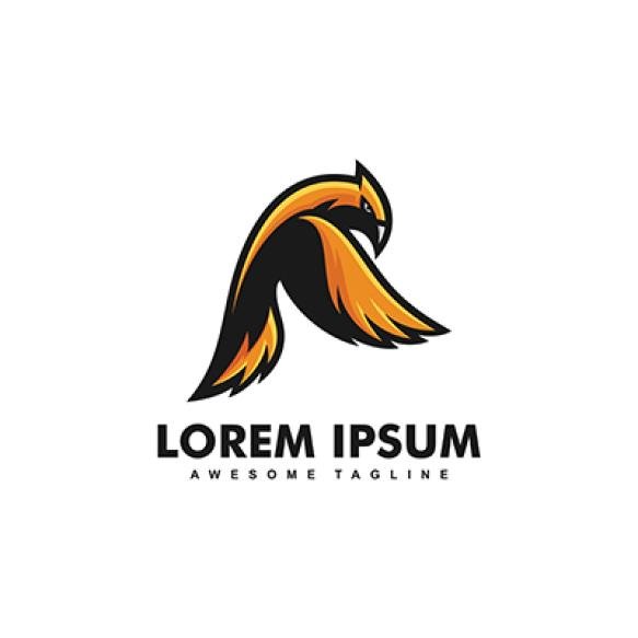 Phoenix Concept Illustration Vector Template
