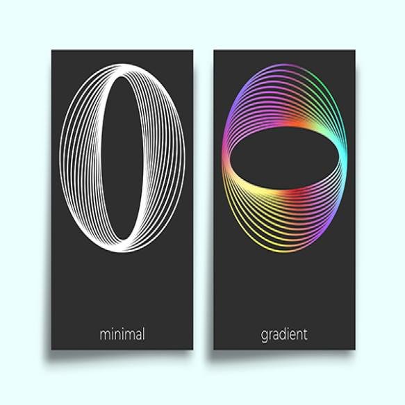 Abstract Geometric Gradient Texture Minimal Design Background