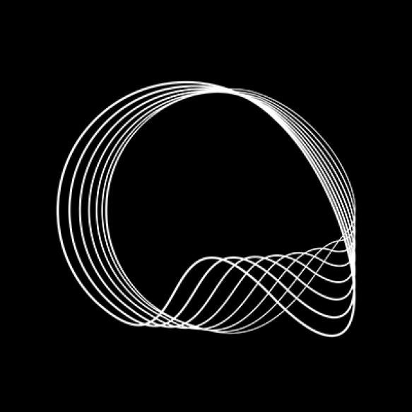 Lines Circle Form Spiral Vector Illustration Technology Round Wave Logo Design Element (1)
