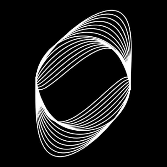 Lines Circle Form Spiral Vector Illustration Technology Round Wave Logo Design Element