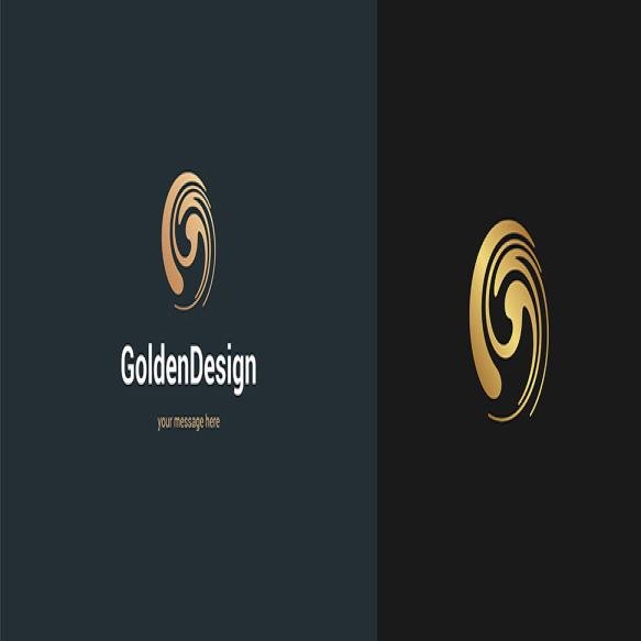Vector Abstract Circle Logo Emblem Design Elegant Modern Minimal Style Vector Illustration