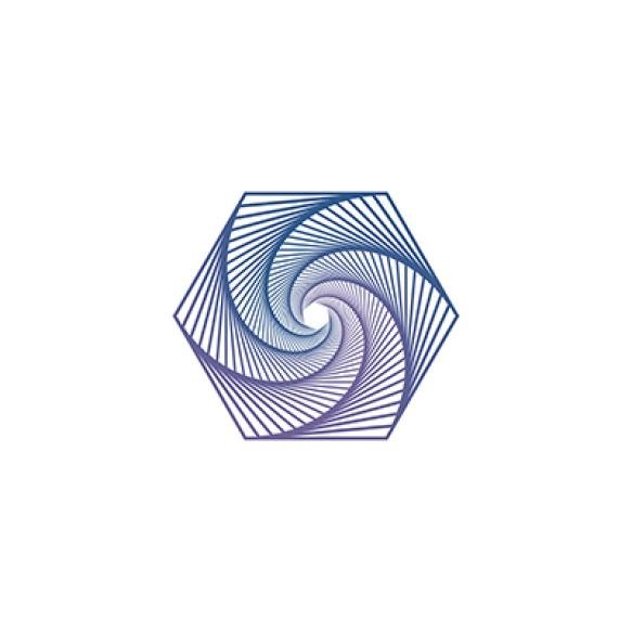 Vector Gradient Abstract Logo Flat Design