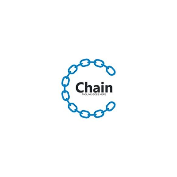 Chain Logo Template Vector Icon Illustration