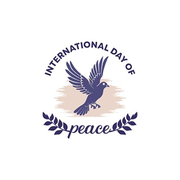 Vector Graphic Memorial International Peace Day Logo