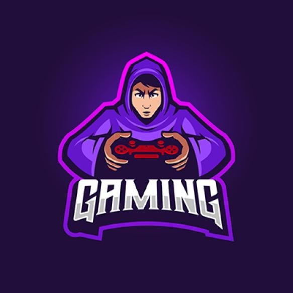 Gamer Holding Controller Logo Design Team Esport Gaming
