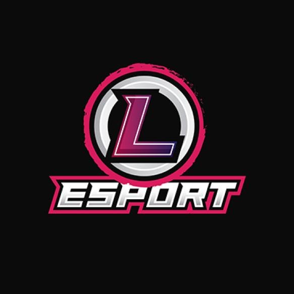 Letter L Logo Esports Design Template Gamer Mascot Logo Illustration Design With Initial Emblem