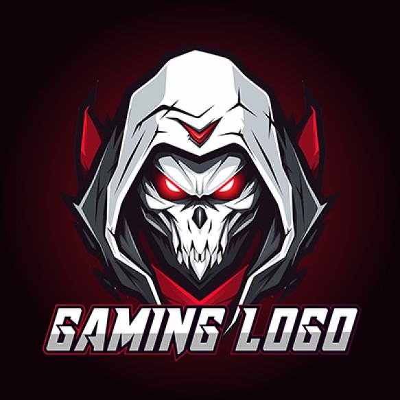 Skull Crossbones Esports Gaming Logo