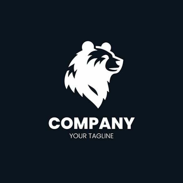 Bear Head Logo Design