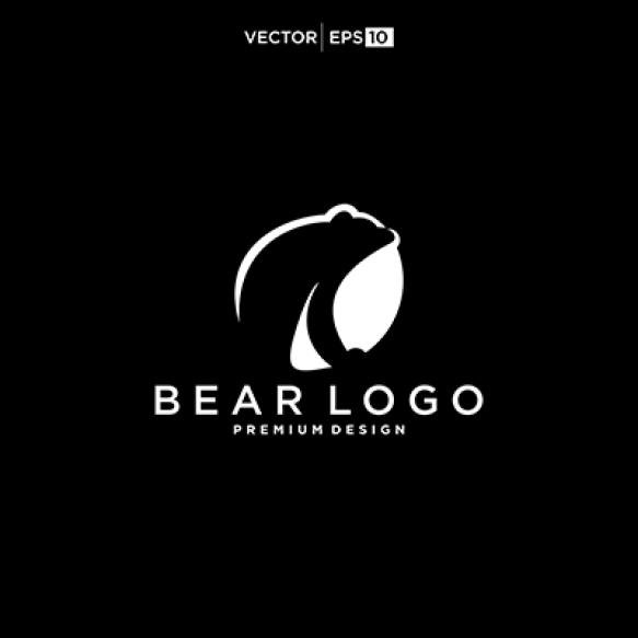 Bear Logo Animal Design Graphic Illustration