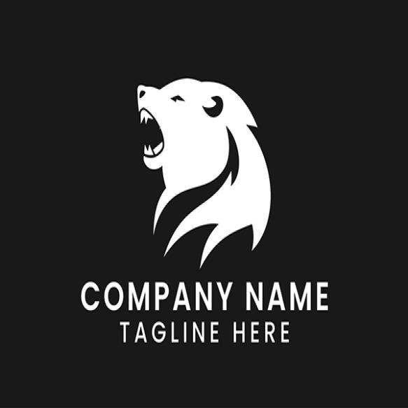 Bear Logo Design Tshirt Vector Graphic Art